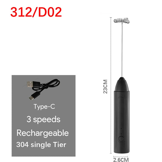Espumador y Batidor Inalámbrico USB (3 Velocidades): El "salvador" para tus cafés en casa