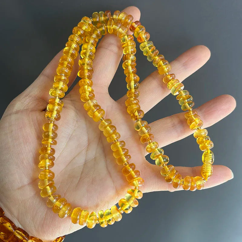 Collar de Ámbar Báltico Natural | Joyería de Autor con Carácter Orgánico