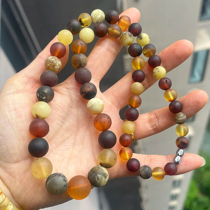 Collar de Ámbar Báltico Natural | Joyería de Autor con Carácter Orgánico