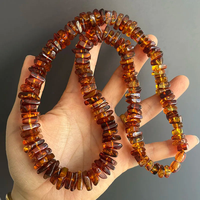 Collar de Ámbar Báltico Natural | Joyería de Autor con Carácter Orgánico