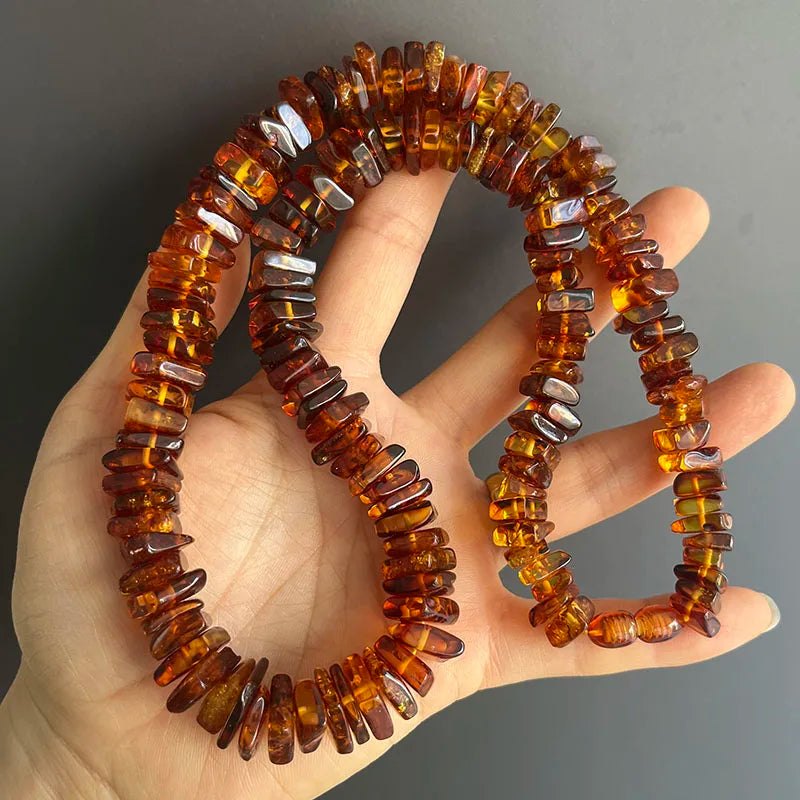 Collar de Ámbar Báltico Natural | Joyería de Autor con Carácter Orgánico