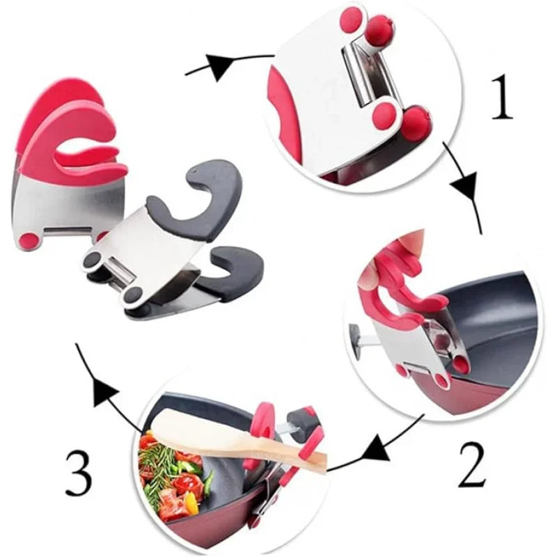 Clip Porta Cuchara para Ollas: El "sujeta cucharas" que mantiene tu cocina impecable