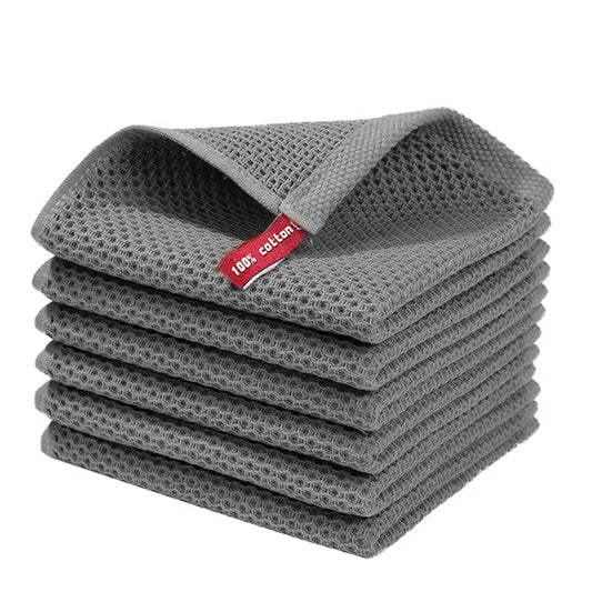 Pack de 2 Paños 100% Algodón (Nido de Abeja): El clásico que sí seca y no deja olor