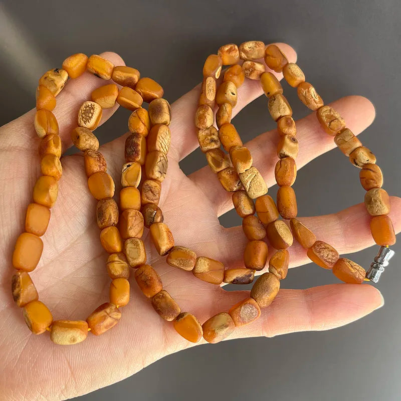 Collar de Ámbar Báltico Natural | Joyería de Autor con Carácter Orgánico
