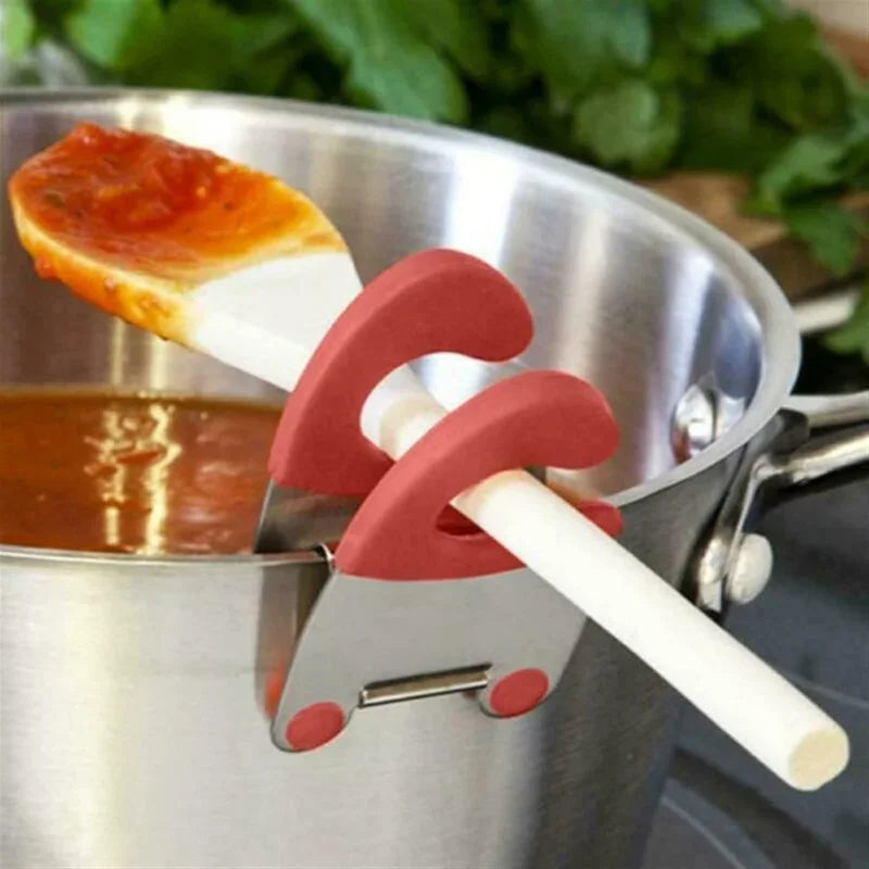 Clip Porta Cuchara para Ollas: El "sujeta cucharas" que mantiene tu cocina impecable