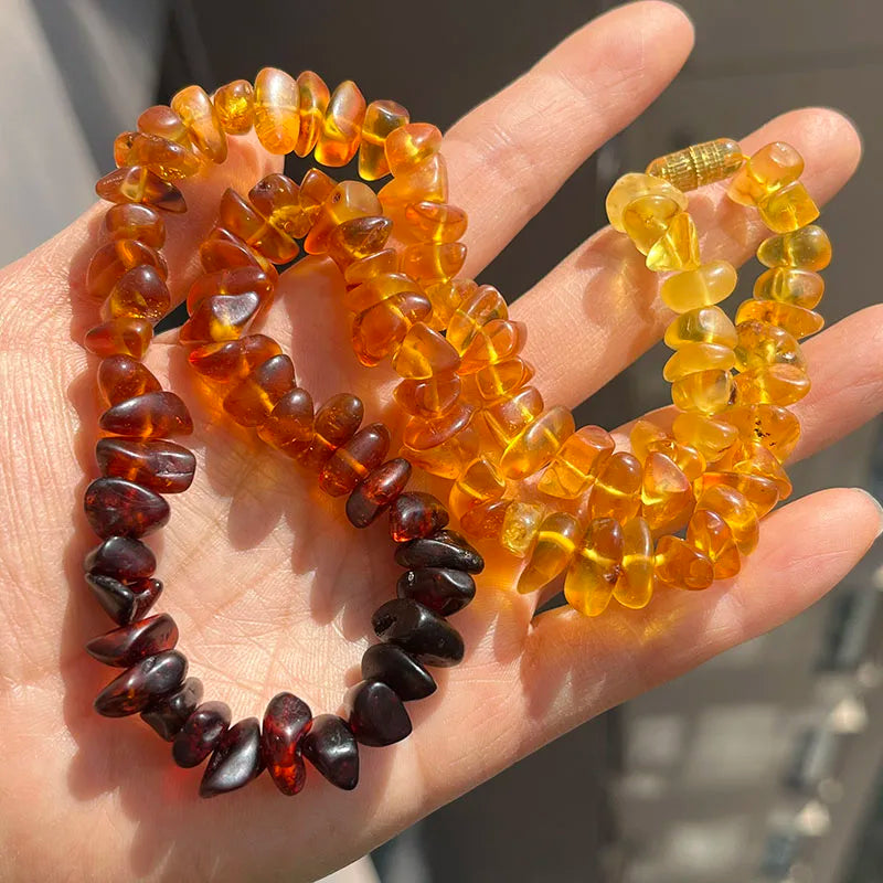 Collar de Ámbar Báltico Natural | Joyería de Autor con Carácter Orgánico
