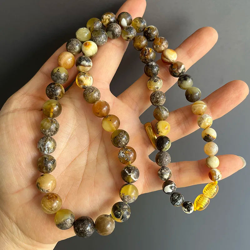 Collar de Ámbar Báltico Natural | Joyería de Autor con Carácter Orgánico